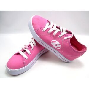 HEELYS Women Size 6 Pink Canvas Skate‎ Shoes HES10437